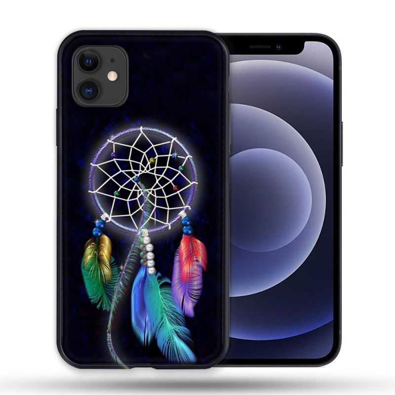 Coque Compatible Magsafe Pour Apple Iphone 12 / 12 Pro Zen Attrape Reve Multicolore