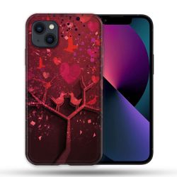 Coque Compatible Magsafe Pour Apple Iphone 13 (6,1) Amour Arbre