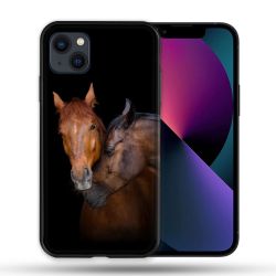 Coque Compatible Magsafe Pour Apple Iphone 13 (6,1) Animal Cheval Marron