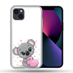 Coque Compatible Magsafe Pour Apple Iphone 13 (6,1) Animal Koala Cœur