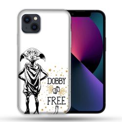 Coque Compatible Magsafe Pour Apple Iphone 13 (6,1) Harry Potter Dobby Free Blanc