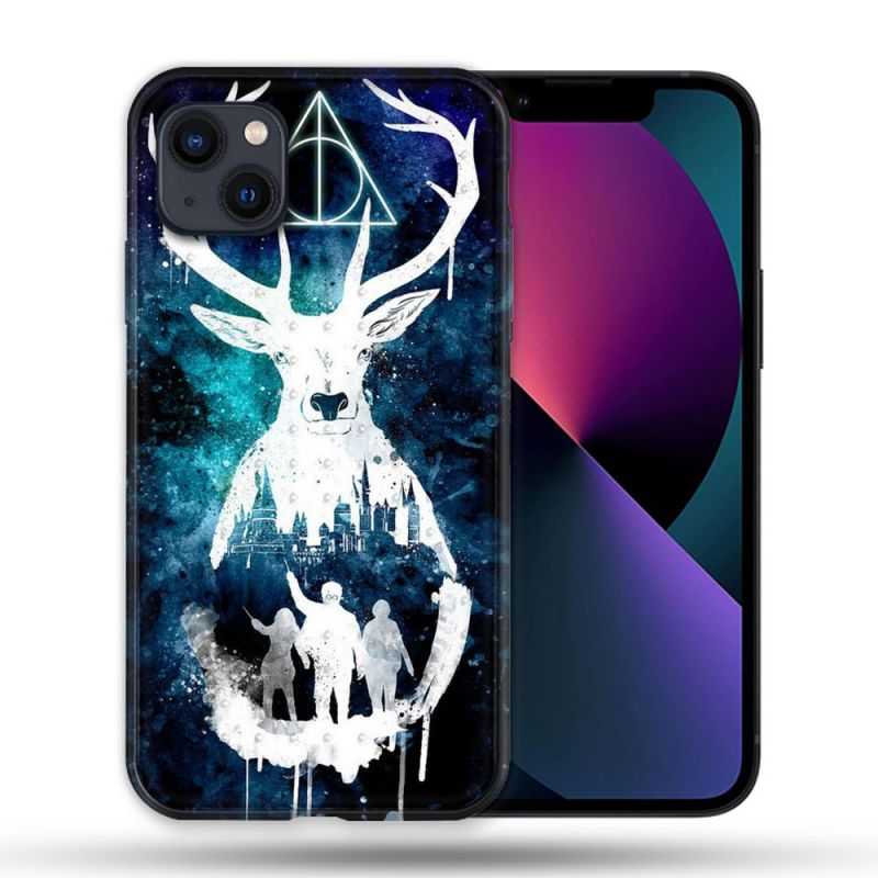 Coque Compatible Magsafe Pour Apple Iphone 13 (6,1) Harry Potter Patronome
