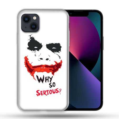 Coque Compatible Magsafe Pour Apple Iphone 13 (6,1) Joker Blanc