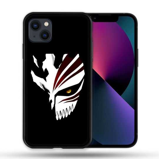 Coque Compatible Magsafe Pour Apple Iphone 13 (6,1) Manga Bleach Masque