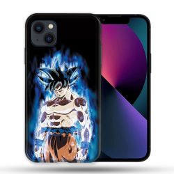 Coque Compatible Magsafe Pour Apple Iphone 13 (6,1) Manga Dragon Ball Sangoku Noir