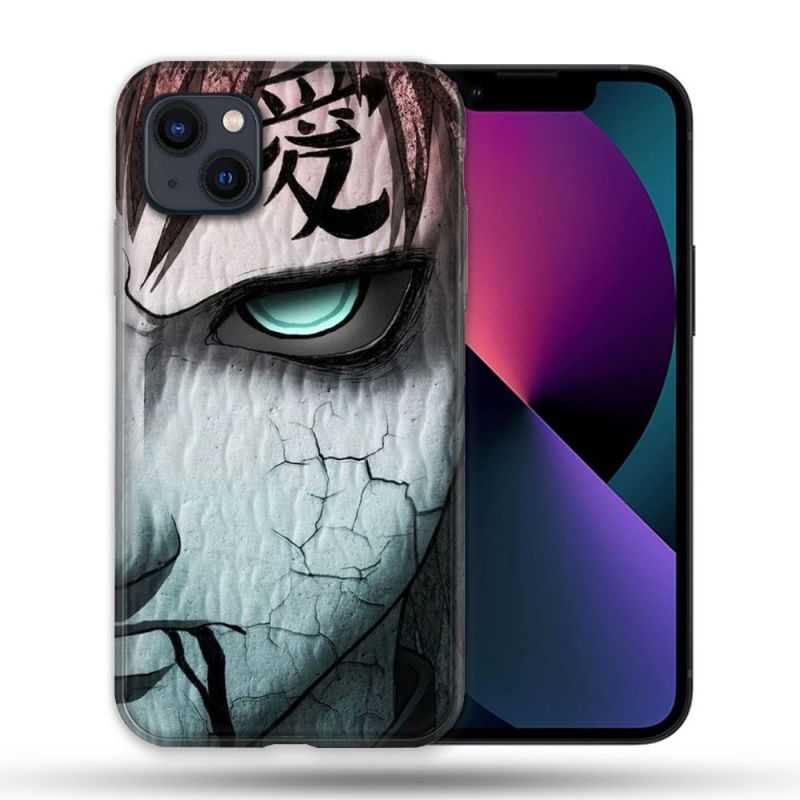 Coque Compatible Magsafe Pour Apple Iphone 13 (6,1) Manga Naruto Gaara