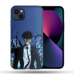 Coque Compatible Magsafe Pour Apple Iphone 13 (6,1) Manga Solo Leveling Sung Bleu