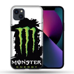 Coque Compatible Magsafe Pour Apple Iphone 13 (6,1) Monster Energy Tache