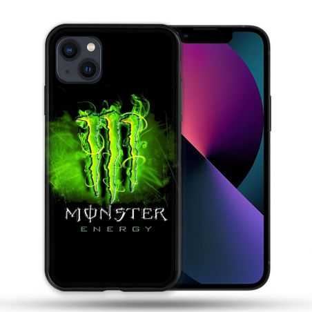 Coque Compatible Magsafe Pour Apple Iphone 13 (6,1) Monster Energy Vert