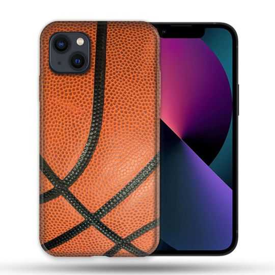 Coque Compatible Magsafe Pour Apple Iphone 13 (6,1) Sport Ballon Basket