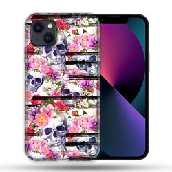 Coque Compatible Magsafe Pour Apple Iphone 13 (6,1) Tete de Mort Pattern