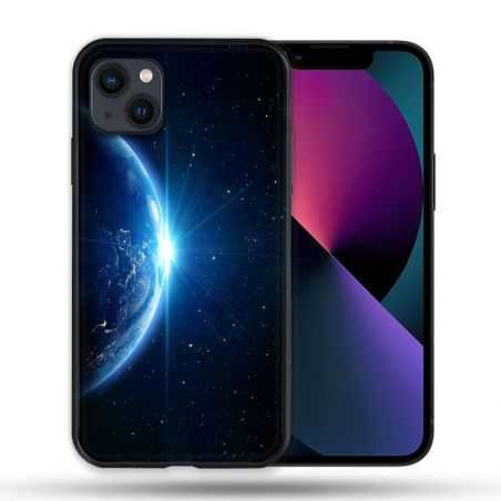 Coque Compatible Magsafe Pour Apple Iphone 13 (6,1) Univers Planete Terre