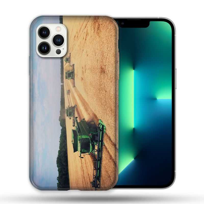 Coque Compatible Magsafe Pour Apple Iphone 13 PRO Agriculture Moissonneuse