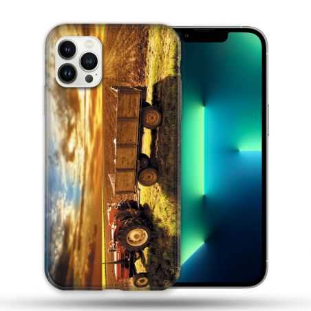 Coque Compatible Magsafe Pour Apple Iphone 13 PRO Agriculture Tracteur Color