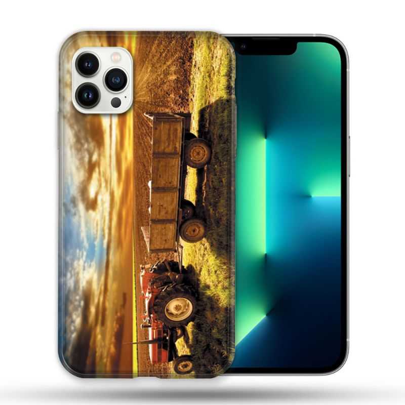 Coque Compatible Magsafe Pour Apple Iphone 13 PRO Agriculture Tracteur Color