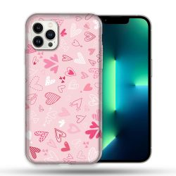 Coque Compatible Magsafe Pour Apple Iphone 13 PRO Amour Ptis Coeurs