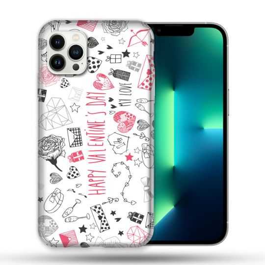 Coque Compatible Magsafe Pour Apple Iphone 13 PRO Amour Valentines