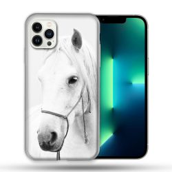 Coque Compatible Magsafe Pour Apple Iphone 13 PRO Animal Cheval Cristal