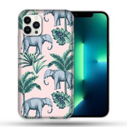 Coque Compatible Magsafe Pour Apple Iphone 13 PRO Animal Elephant Pattern