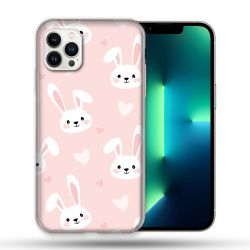Coque Compatible Magsafe Pour Apple Iphone 13 PRO Animal Lapin Rose