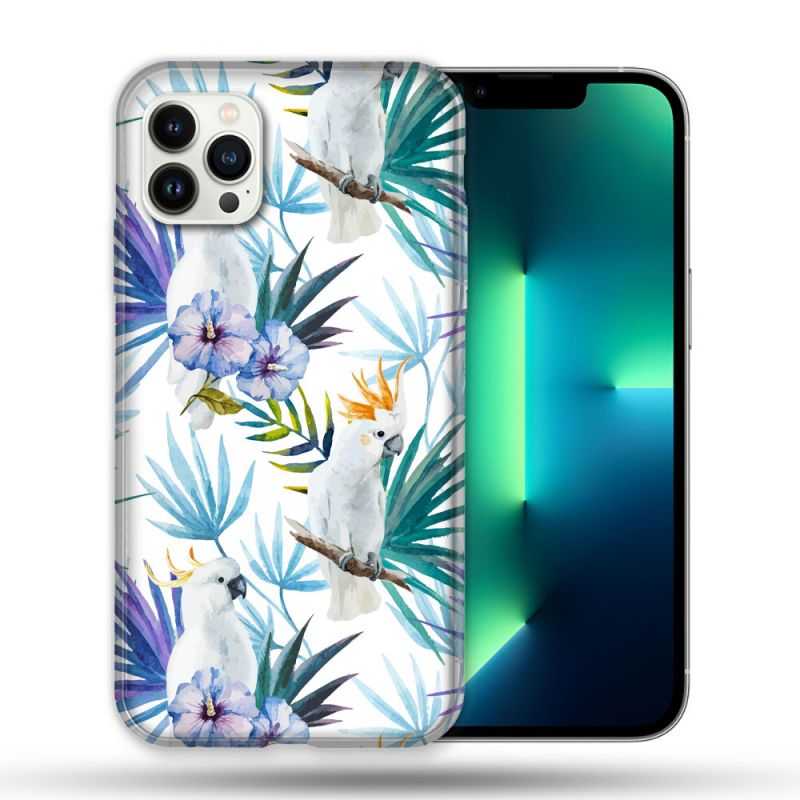 Coque Compatible Magsafe Pour Apple Iphone 13 PRO Animal Perroquet Peinture