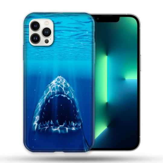 Coque Compatible Magsafe Pour Apple Iphone 13 PRO Animal Requin Dent