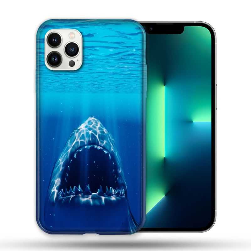 Coque Compatible Magsafe Pour Apple Iphone 13 PRO Animal Requin Dent