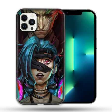 Coque Compatible Magsafe Pour Apple Iphone 13 PRO Arcane Jynx Bleu