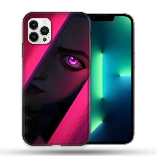 Coque Compatible Magsafe Pour Apple Iphone 13 PRO Arcane Jynx Rose