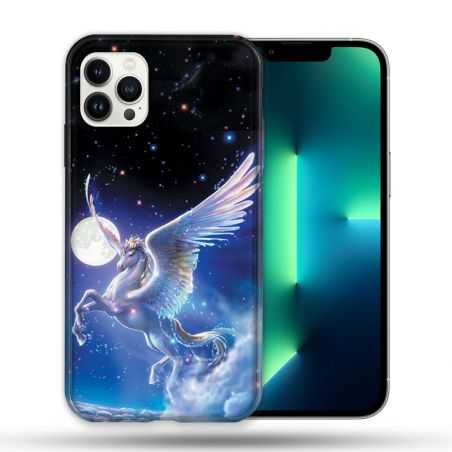 Coque Compatible Magsafe Pour Apple Iphone 13 PRO Fantastique Licorne Céleste