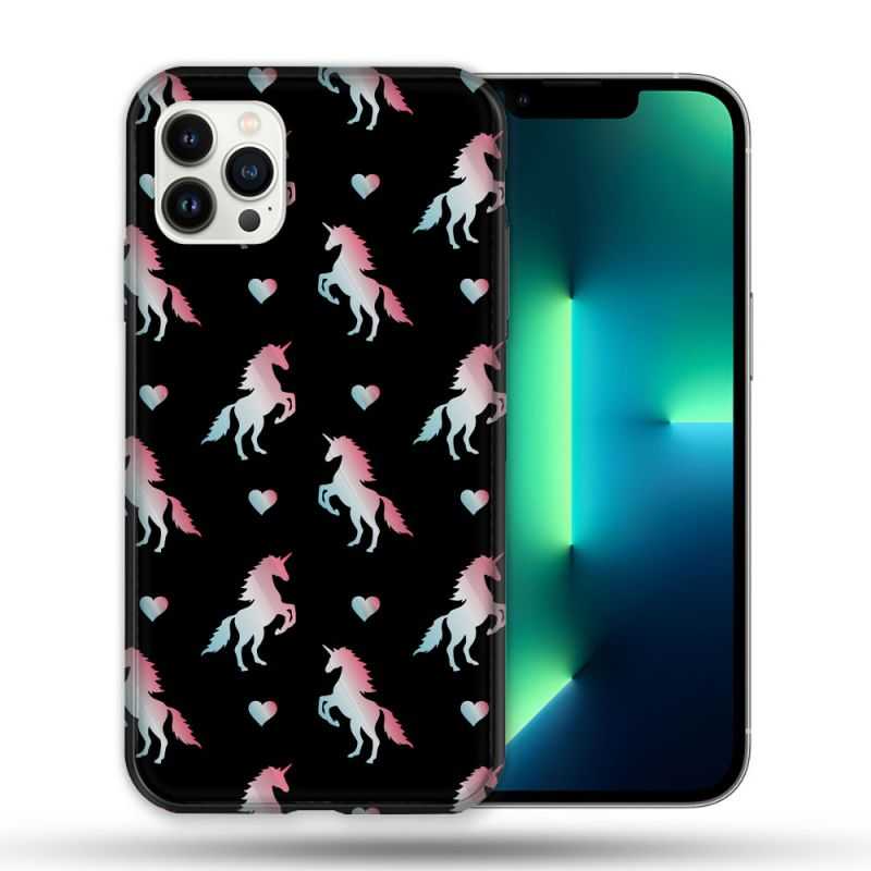 Coque Compatible Magsafe Pour Apple Iphone 13 PRO Fantastique Licorne Pattern