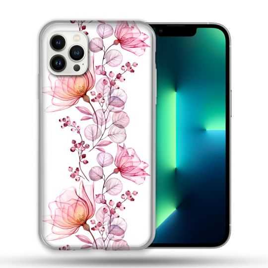 Coque Compatible Magsafe Pour Apple Iphone 13 PRO Fleur Eclosion