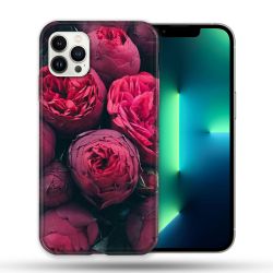 Coque Compatible Magsafe Pour Apple Iphone 13 PRO Fleur Pivoine