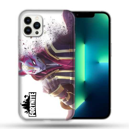 Coque Compatible Magsafe Pour Apple Iphone 13 PRO Fortnite Blanc