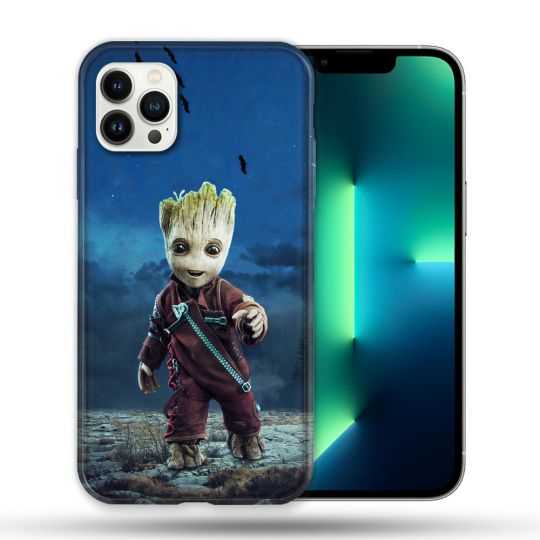 Coque Compatible Magsafe Pour Apple Iphone 13 PRO Groot Bleu