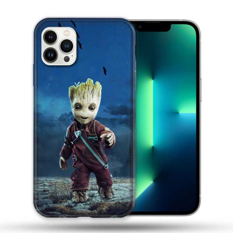 Coque Compatible Magsafe Pour Apple Iphone 13 PRO Groot Bleu