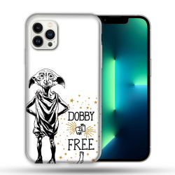Coque Compatible Magsafe Pour Apple Iphone 13 PRO Harry Potter Dobby Free Blanc