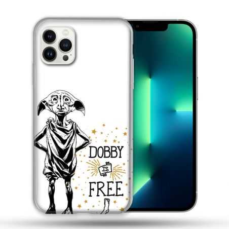 Coque Compatible Magsafe Pour Apple Iphone 13 PRO Harry Potter Dobby Free Blanc