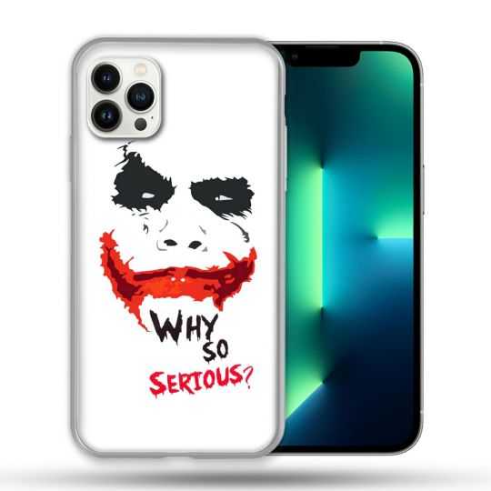 Coque Compatible Magsafe Pour Apple Iphone 13 PRO Joker Blanc