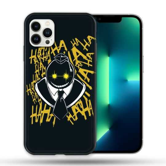 Coque Compatible Magsafe Pour Apple Iphone 13 PRO Manga Assassination Classroom Kuro Noir