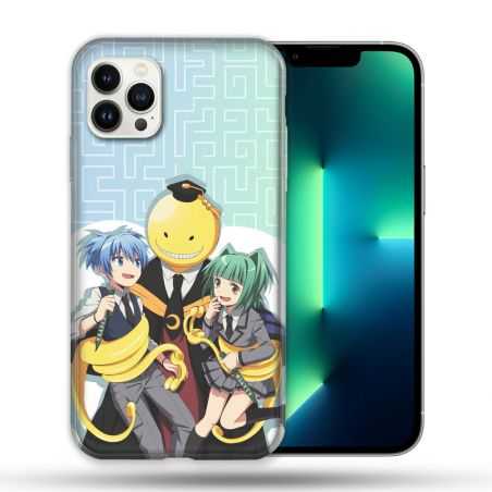 Coque Compatible Magsafe Pour Apple Iphone 13 PRO Manga Assassination Classroom Kuro Trio
