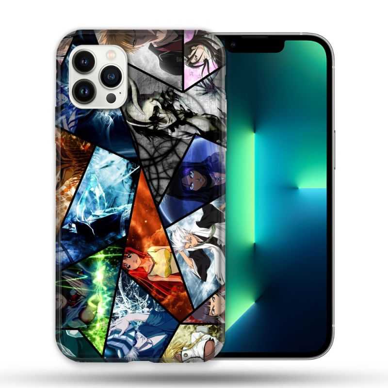 Coque Compatible Magsafe Pour Apple Iphone 13 PRO Manga Bleach Pele Mele