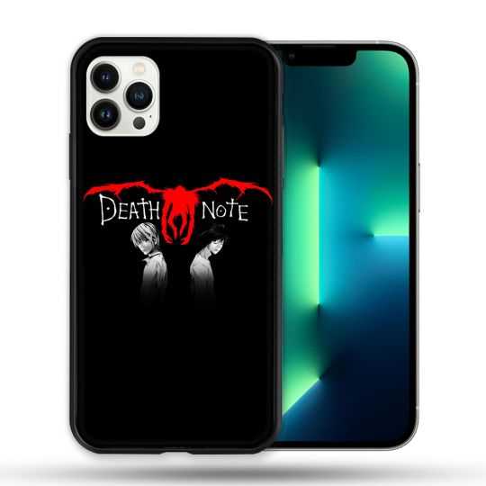 Coque Compatible Magsafe Pour Apple Iphone 13 PRO Manga Death Note Noir