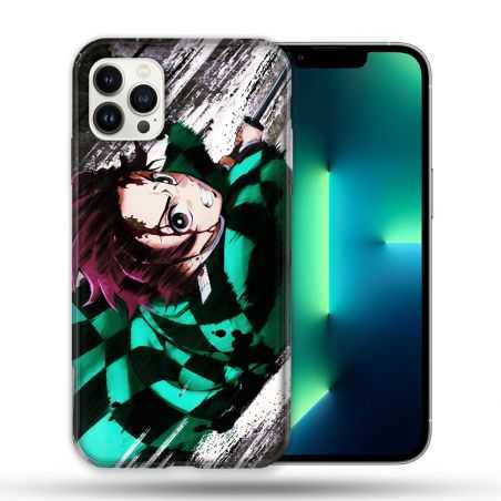 Coque Compatible Magsafe Pour Apple Iphone 13 PRO Manga Demon Slayer Tanjiro