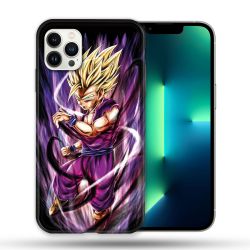 Coque Compatible Magsafe Pour Apple Iphone 13 PRO Manga Dragon Ball Sangohan Violet