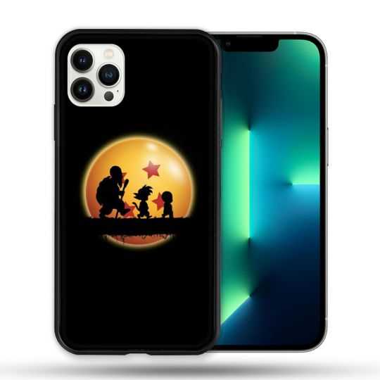 Coque Compatible Magsafe Pour Apple Iphone 13 PRO Manga Dragon Ball Vintage