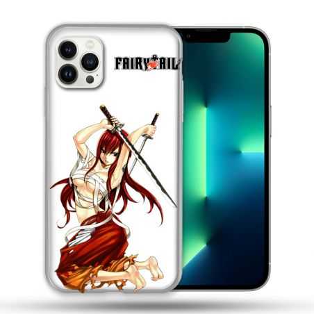 Coque Compatible Magsafe Pour Apple Iphone 13 PRO Manga Fairy Tail Erza