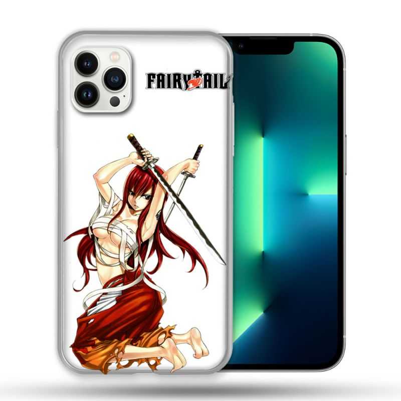 Coque Compatible Magsafe Pour Apple Iphone 13 PRO Manga Fairy Tail Erza