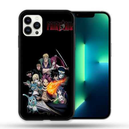 Coque Compatible Magsafe Pour Apple Iphone 13 PRO Manga Fairy Tail Logo Team