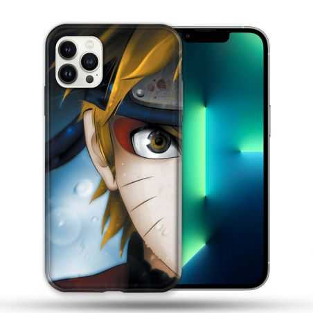 Coque Compatible Magsafe Pour Apple Iphone 13 PRO Manga Naruto Blanc